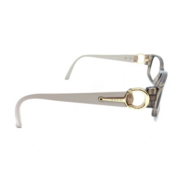 Gucci GG 3553 Q7O Translucent Brown Beige Eyeglasses Frames 52-16 140 Italy - Picture 4 of 12